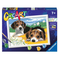 Ravensburger 20192 creart štěňata jack russella