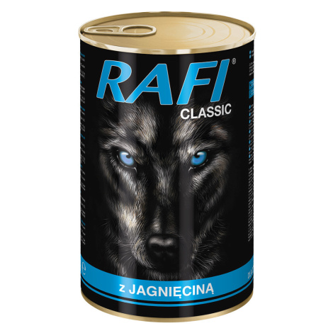 Rafi Dog 12 × 1 240 g - výhodné balení - jehněčí