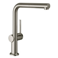 Dřezová baterie Hansgrohe Talis s vytahovací sprškou vzhled nerezu 72809800