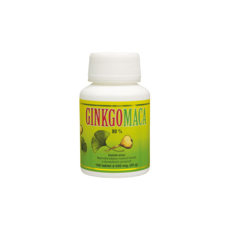 HEMANN Ginkgo maca bylin.tablety 100 tbl.á 600mg