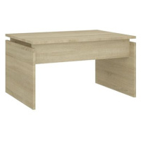 SHUMEE Konferenční stolek dub sonoma 68 × 50 × 38 cm dřevotříska, 808335