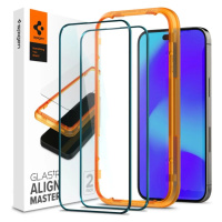 Ochranné sklo SPIGEN ALM GLASS FC 2-PACK IPHONE 14 PRO BLACK (AGL05216)