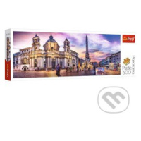 Piazza Navona, Řím - Panoramatické - puzzle z kategorie Města a stavby