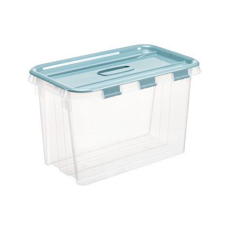 Plast Team Probox Fliplid Úložný box 28 l, 31,8 × 30,3 × 50,5 cm čirý