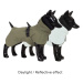 Zimní obleček pro psy Paikka - zelená Velikost: 65
