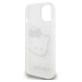 Zadní kryt Hello Kitty IML Head Logo pro Apple iPhone 13, bílá