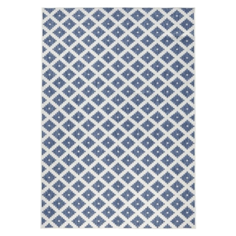 NORTHRUGS - Hanse Home koberce Kusový koberec Twin-Wendeteppiche 103128 blau creme – na ven i na