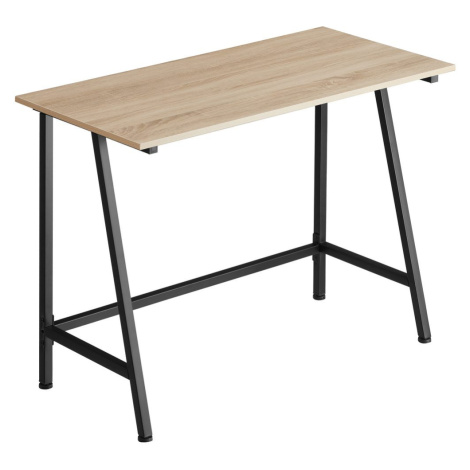 tectake 404421 psací stůl newton 100x50x77cm - Industriální dřevo tmavé, rustikální - Industriál