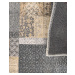 Spoltex koberce Liberec Kusový koberec Edessa 1300 Grey - 140x200 cm