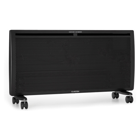 Klarstein Hot Spot Slimcurve Double Wave, konvektor 2 v 1 ohřívač, 2000 W, týdenní časovač, čern