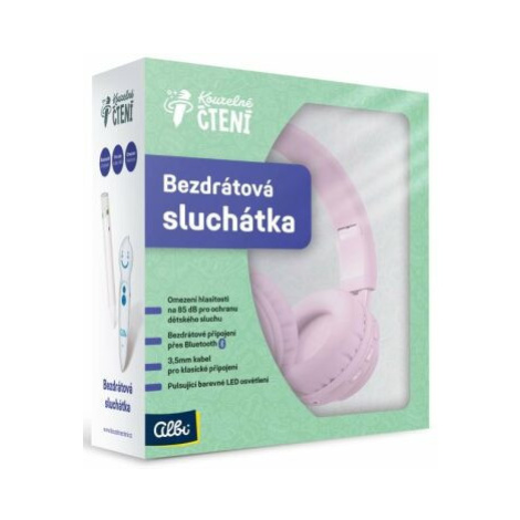 Bezdrátová sluchátka (růžová) - Kouzelné čtení Albi