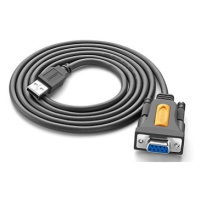 Ugreen USB 2.0 to RS-232 COM Port DB9 (F) Adapter Cable Gray 1.5m