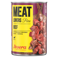 Výhodné balení Josera Meatlovers Pure 12 x 400 g - hovězí