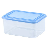 CURVER Dóza na potraviny RECT 0,4 l | transparentní/modrá