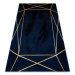Koberec EMERALD exkluzivní 1022 glamour, styl geometrický granátový / zlatý