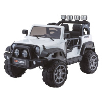 mamido Dětské elektrické autíčko Jeep HP012 bílé