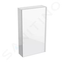 Geberit 500.639.01.2 - Závěsná skříňka 450x820 mm se zrcadlem uvnitř, leská bílá