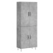 vidaXL Skříň highboard betonově šedá 69,5x34x180 cm kompozitní dřevo