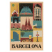 Clementoni - Puzzle 1000 Style in the city Barcelona Compact box