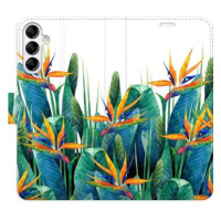 iSaprio flip pouzdro Exotic Flowers 02 pro Samsung Galaxy A14 / A14 5G