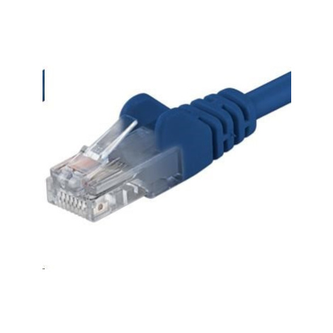 PREMIUMCORD Patch kabel UTP RJ45-RJ45 CAT5e 5m modrá