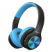 Sluchátka PowerLocus Wireless Headphones for kids PLED (black&blue)