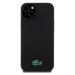 Lacoste Liquid Silicone Microfiber Croc Logo Magsafe kryt iPhone 15 Plus černý