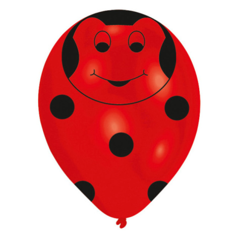 Amscan Latexové balóny - Lienka 6 ks