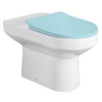 AQUALINE VERMET WC kombi mísa, 62,5x37 cm, zadní/spodní odpad, bílá VR038-432