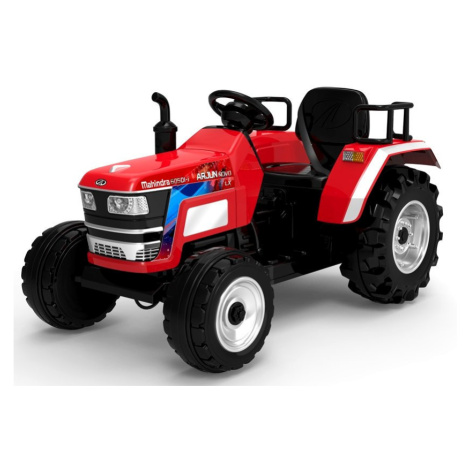 mamido Dětský elektrický traktor Mahindra XXL červený