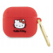 Hello Kitty Silicone 3D Kitty Head Pouzdro AirPods 3 (fuchsiové)