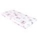 BBL Dětské prostěradlo do postele bavlna - 120 x 60 cm - medvídek pastelová růžová