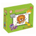 Mac Toys PUZZLE Zvířátka vybarvovací 2v1 set 6 kartiček s perem na vodu