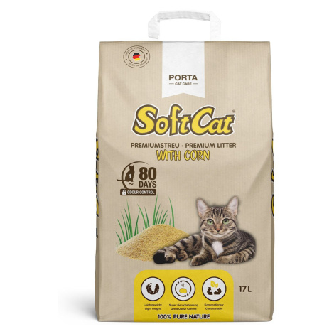 SoftCat Corn 2 × 17 l Soft Cat