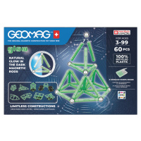 Stavebnice Geomag Glow 60 pcs