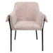KARE Design Jídelní židle s područkami Bess Beige Flitter
