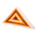 Bigjigs Toys Dřevěné skládací trojúhelníky