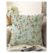 Zelený povlak na polštář s příměsí bavlny Minimalist Cushion Covers Blooming, 55 x 55 cm
