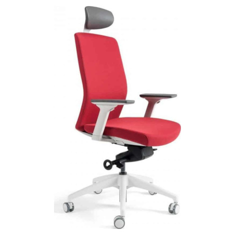 Office Pro Kancelářská židle J2 WHITE SP - červená 202