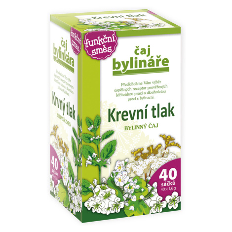Čaj bylináře Krevní tlak nálevové sáčky 40x1,6 g