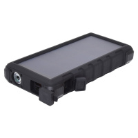 Sandberg přenosný zdroj USB 24000 mAh, Outdoor Solar powerbank, pro chytré telefony, černý