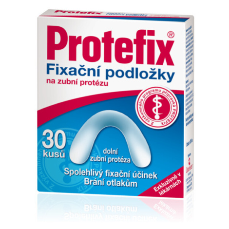 Protefix Fixační podložky - dolní zubní protéza 30 ks