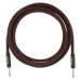 Fender Professional Series 10' Instrument Cable Red Tweed