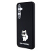 Karl Lagerfeld Liquid Silicone Choupette NFT Samsung Galaxy S24+ černé Černá