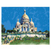 Malování podle čísel - SACRE COEUR V PAŘÍŽI Rozměr: 80x100 cm, Rámování: vypnuté plátno na rám