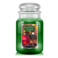 Country Candle Svíčka ve skleněné dóze, Vánoce jsou tady, 680 g