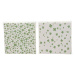 Ubrousky papírové se čtyřlístky mix bílo-zelené 20ks