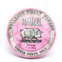 REUZEL Pink Heavy Grease - pomáda na bázi oleje a vosku se dvěma rozdílnými fixacemi 340 g