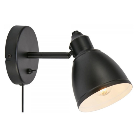 Markslöjd 108712 - Nástěnná lampa STORY 1xE14/40W/230V černá 108712
