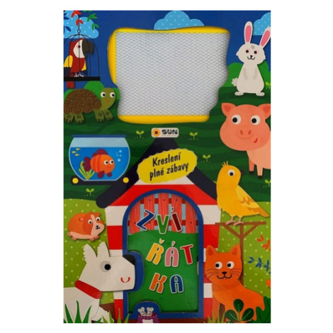 Zvířátka - Kreslení plné zábavy s magnetickou kreslící tabulkou SUN
